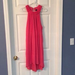 Pink halter dress